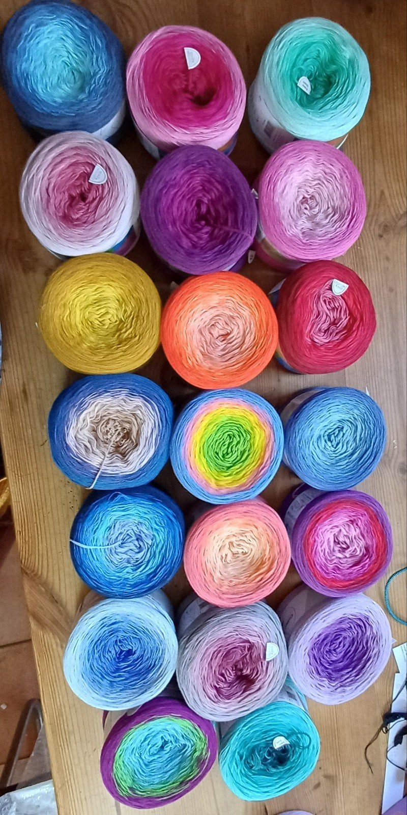 Cake Garen, -brei- haak garen, kleurverloop, Hobby en Vrije tijd, Breien en Haken, Ophalen of Verzenden, Nieuw, Breien of Haken
