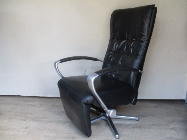 KEURIGE Prominent Cheri zwart leder large gecapitonneerd, Ophalen, Zo goed als nieuw, Leer, 50 tot 75 cm