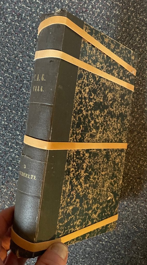 Tijdschrift Aardrijkskundig Genootschap 1886, Boeken, Gelezen, Diverse auteurs, Ophalen of Verzenden, Natuurwetenschap