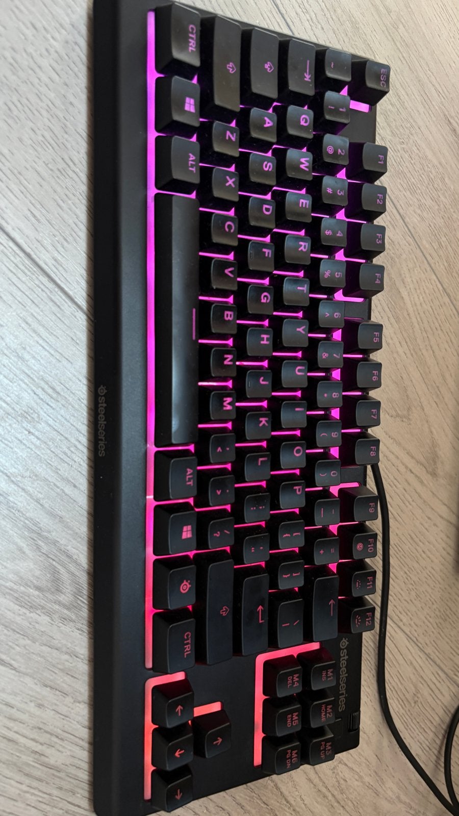 SteelSeries Apex 3 TKL Gaming Toetsenbord RGB Verlichting, Gaming toetsenbord, Ophalen of Verzenden, Zo goed als nieuw, Qwerty