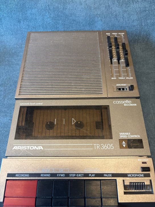 Ariston TR 3605 Cassette Recorder - Onderdelen/Reparatie, Ophalen of Verzenden, Enkel, Overige merken, Tape counter