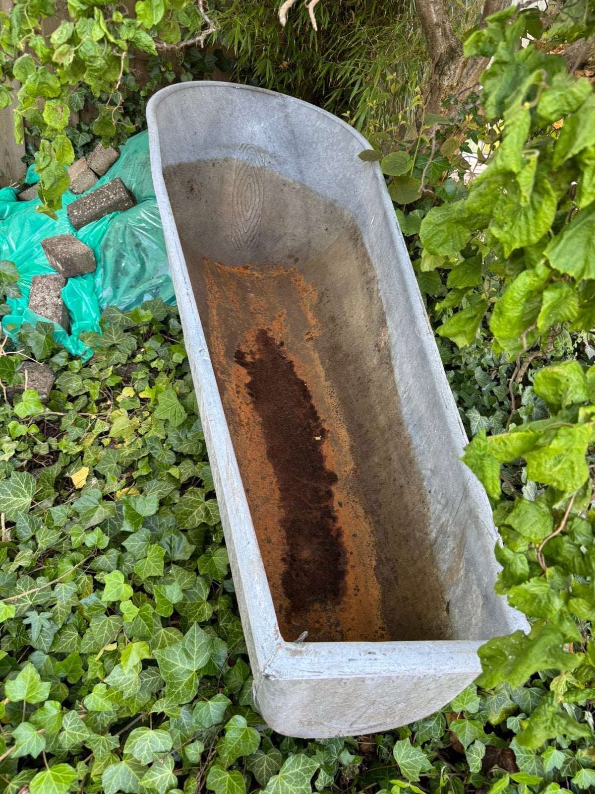Zinken badkuip, Ophalen, Overige materialen, Gebruikt, 100 cm of meer