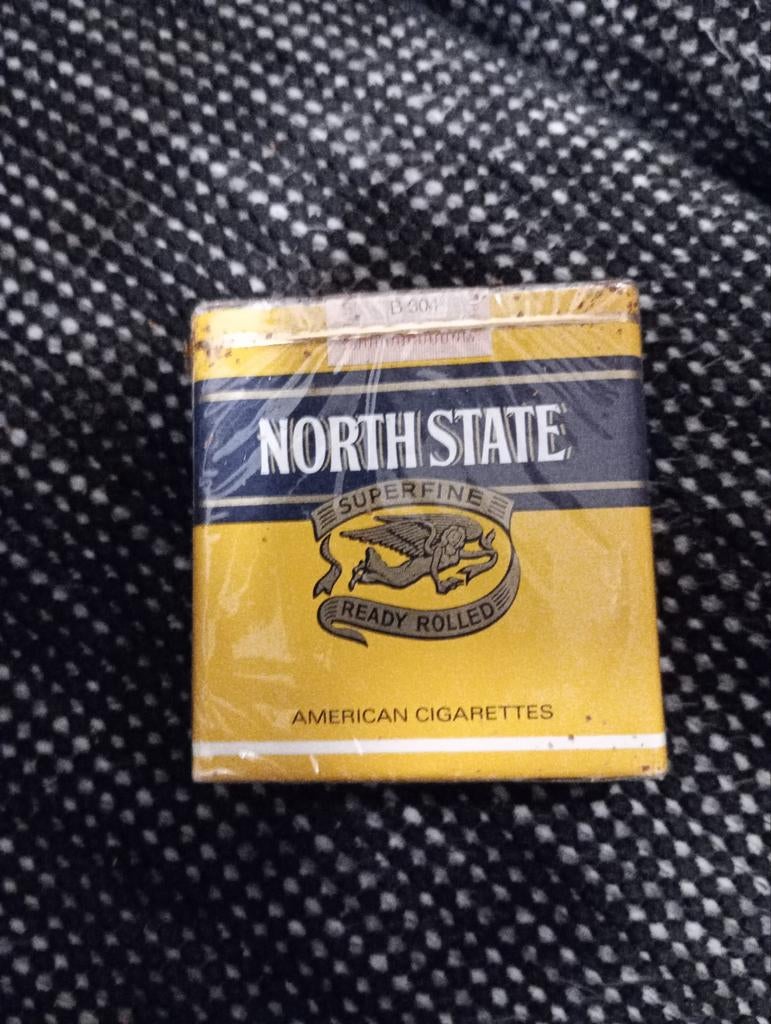 North State superfine ready rolled American cigarettes, Ophalen of Verzenden, Tabaksdoos of Verpakking
