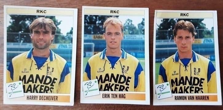 Panini voetbal 95 los te koop RKC 304, 308, 312, Verzamelen, Ophalen of Verzenden, Zo goed als nieuw, Poster, Plaatje of Sticker