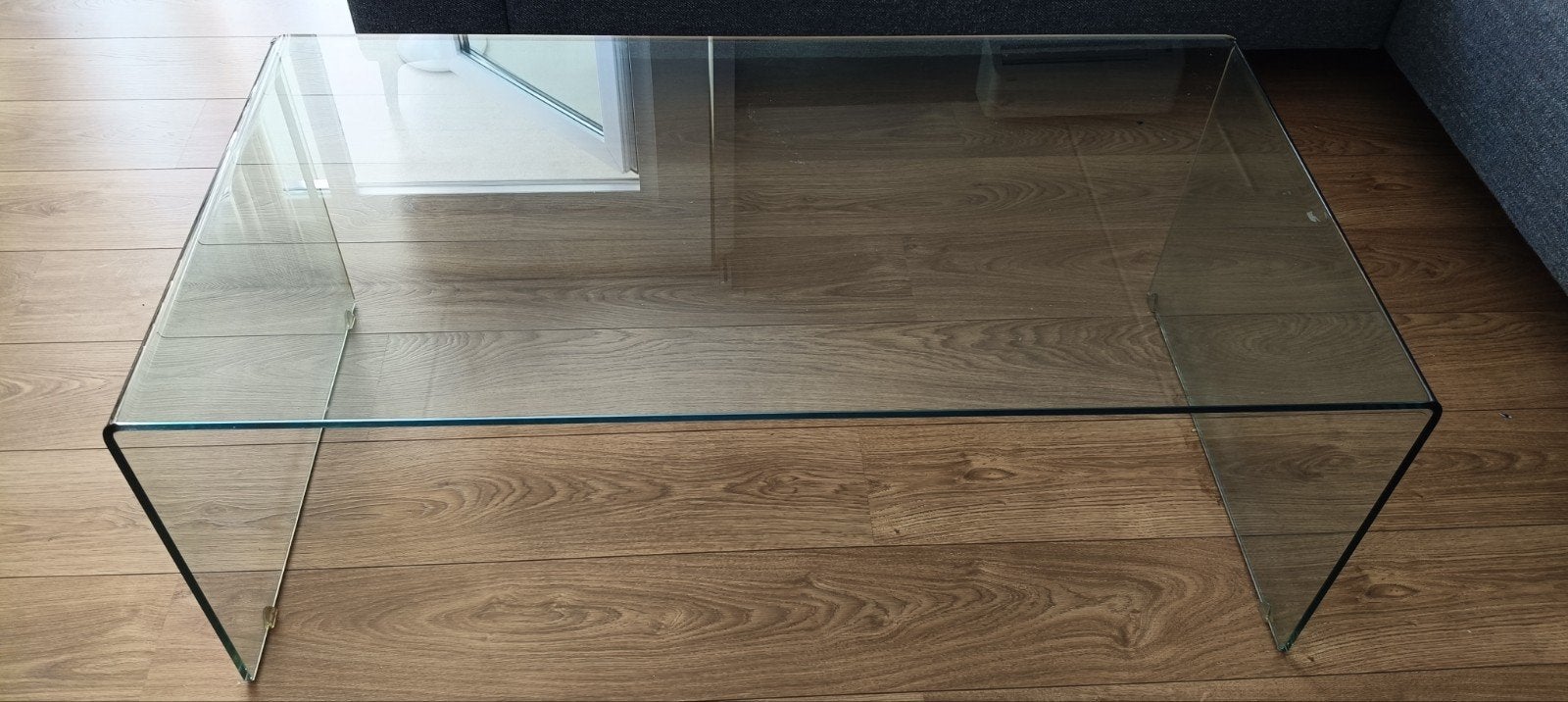 Glazen salontafel, Ophalen, Rechthoekig, 100 tot 150 cm, 50 tot 100 cm