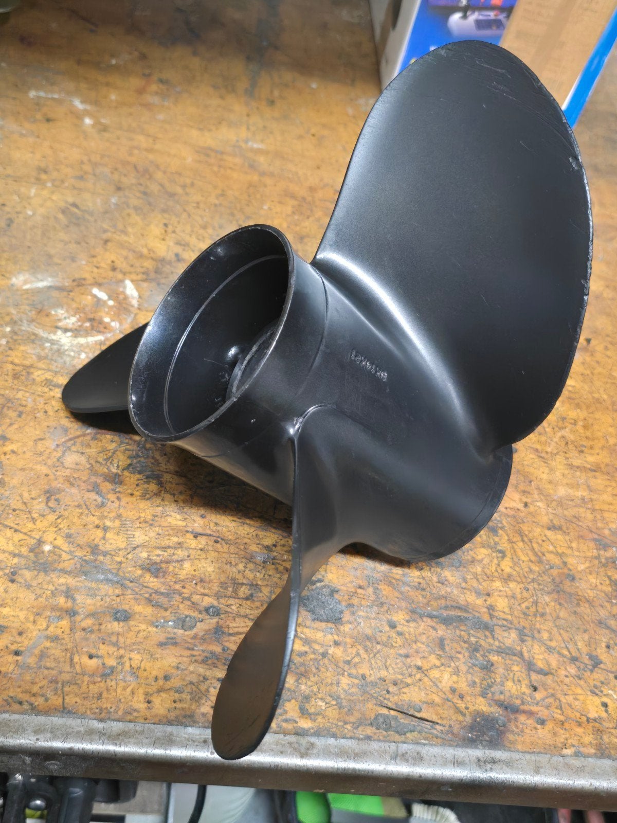 orginele Suzuki propeller schroef 3x14x21 zeer netjes, Ophalen of Verzenden, Zo goed als nieuw, Motor en Techniek, Motorboot