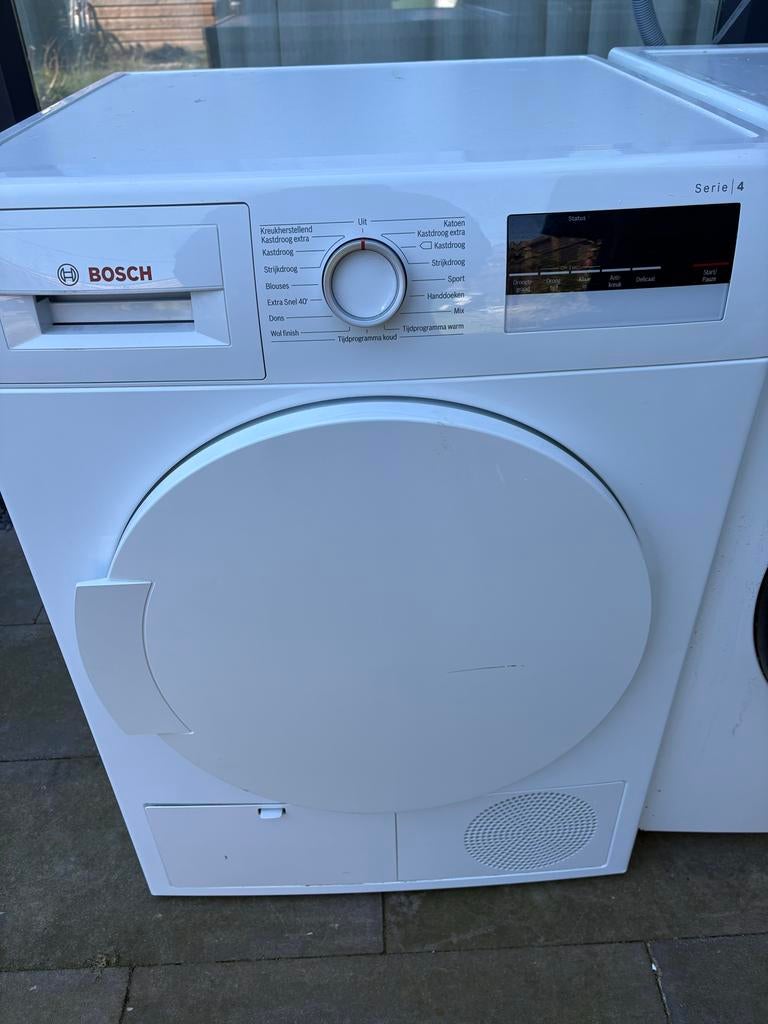 Bosch droger serie 4 te koop, Ophalen, 6 tot 8 kg, Gebruikt, Voorlader