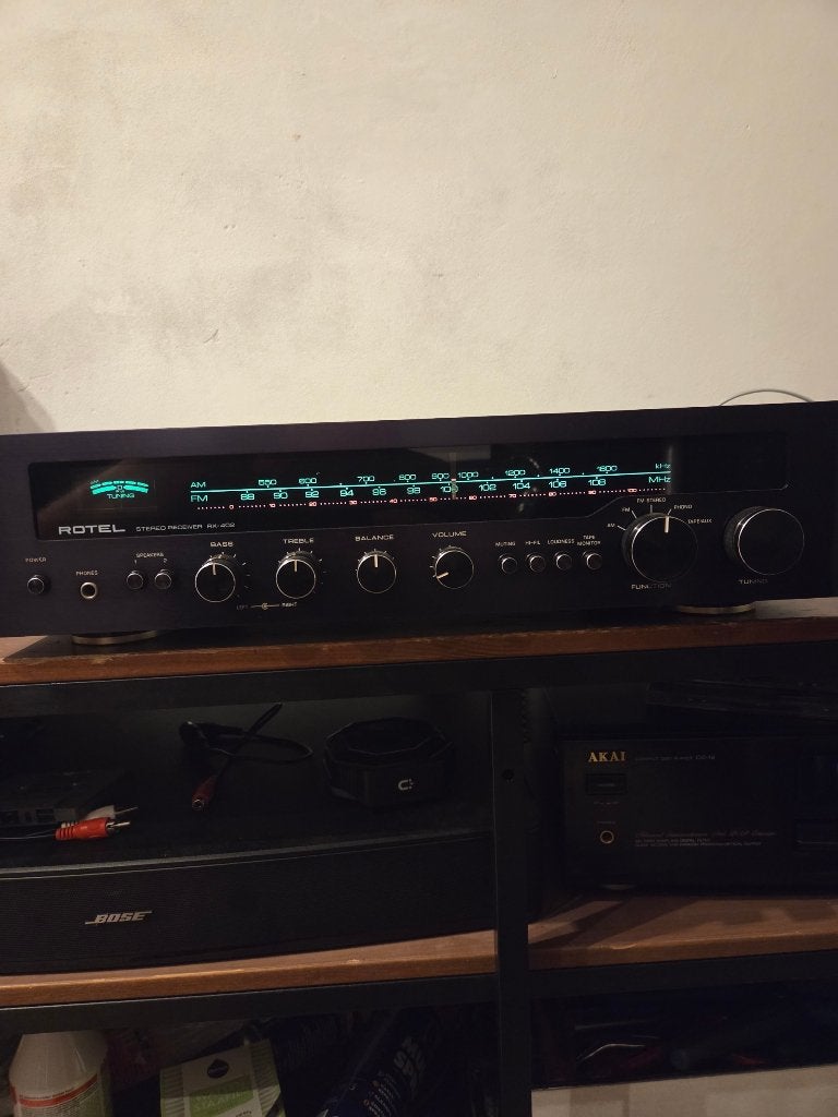 Rotel RX-402 Reciever ( 1975) in zeer nette staat, Audio, Tv en Foto, Versterkers en Receivers, Zo goed als nieuw, Ophalen, Overige merken