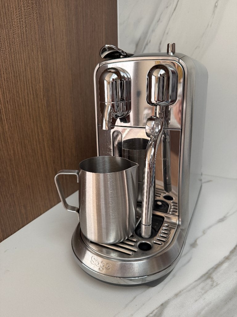 Sage Nespresso Creatista, Witgoed en Apparatuur, Koffiezetapparaten, Ophalen, Koffiepads en cups, Gebruikt, Koffiemachine