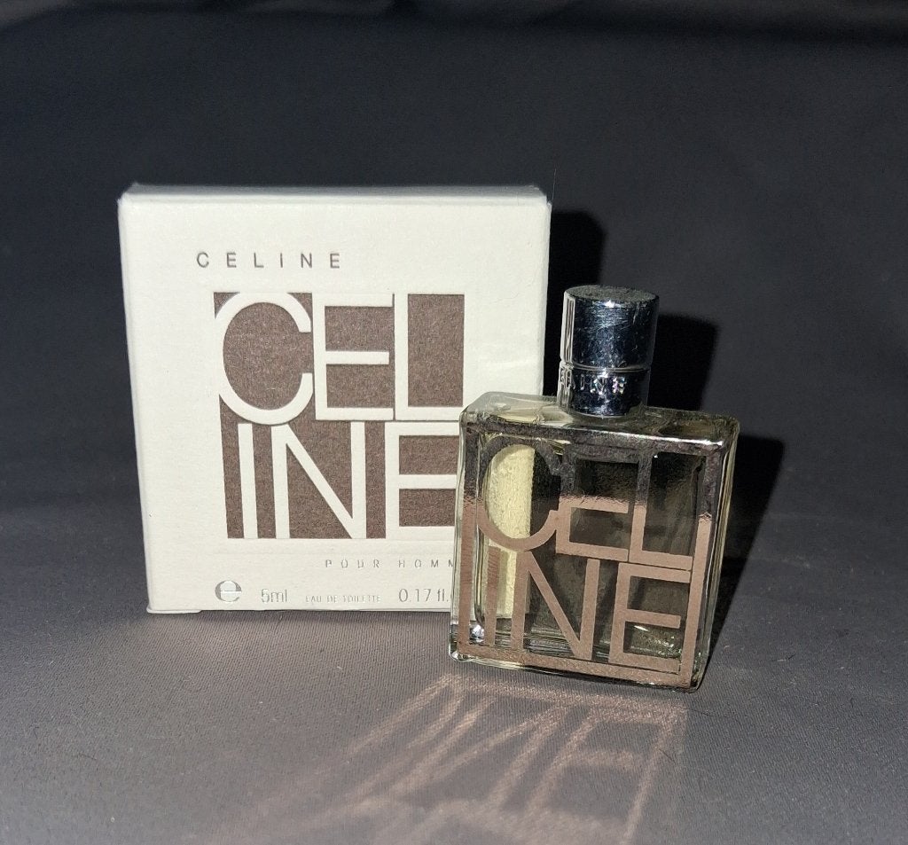 Parfum miniatuur - Celine pour homme + doosje, Ophalen of Verzenden, Zo goed als nieuw, Miniatuur, Gevuld