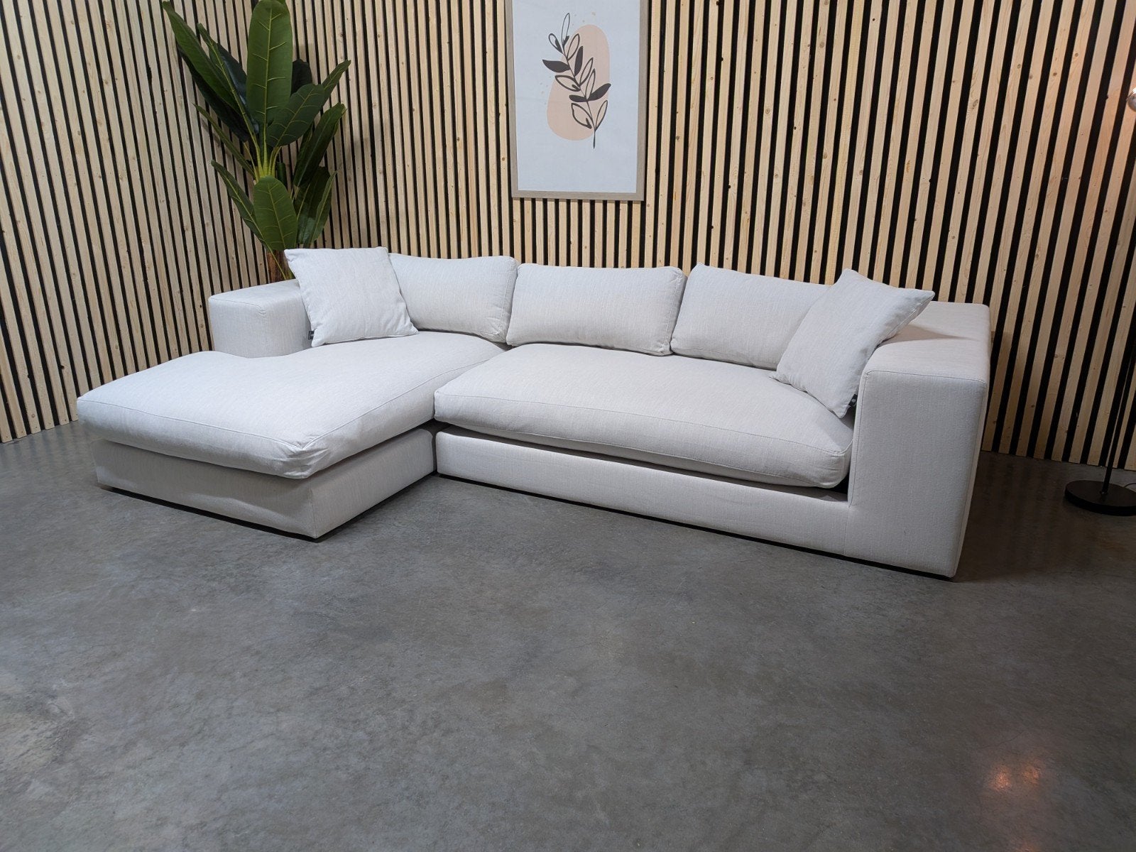 Christian Lacroix Tendence Hoekbank Grijs - Gratis Bezorging, 250 tot 300 cm, Hoekbank, Ophalen of Verzenden, Zo goed als nieuw