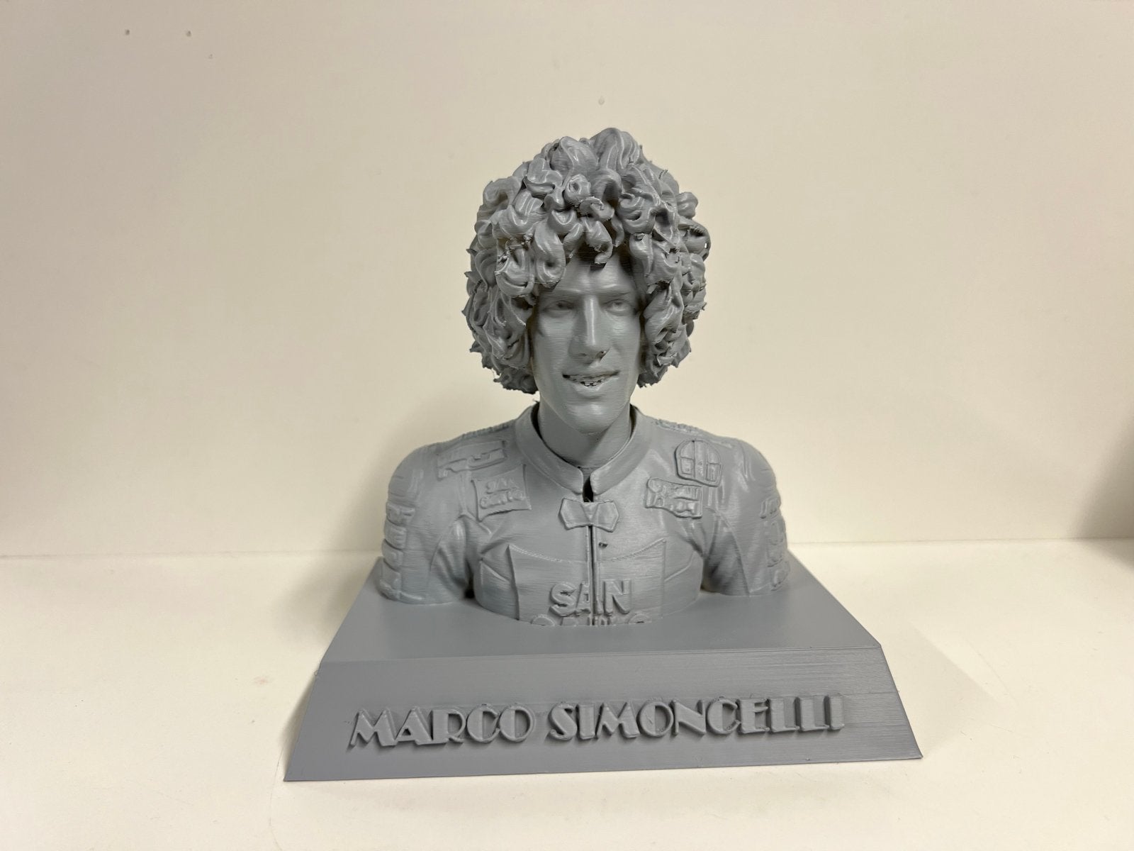 Marco Simoncelli buste, Ophalen, Minder dan 20 cm, Buste, Kunststof