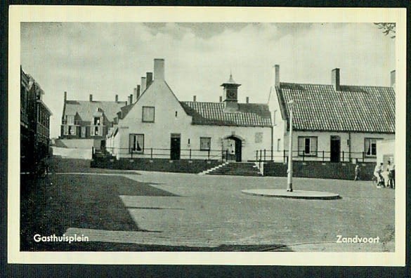 Zandvoort, Gasthuisplein., Ophalen of Verzenden, 1940 tot 1960, Ongelopen, Noord-Holland