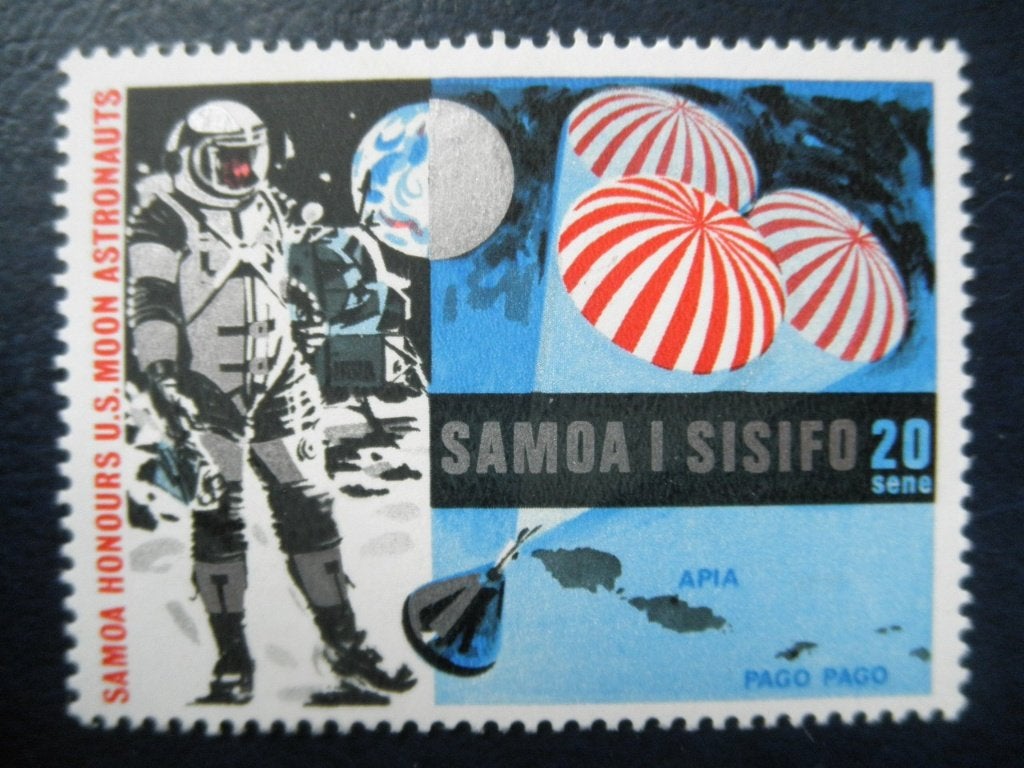 Postzegels Samoa 1969 ruimtevaart - cat.w. 0,80 postfris., Ophalen of Verzenden, Postfris