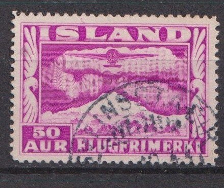 IJsland 1934; Luchtpost - Michel 178, gebruikt., Ophalen of Verzenden, IJsland, Gestempeld