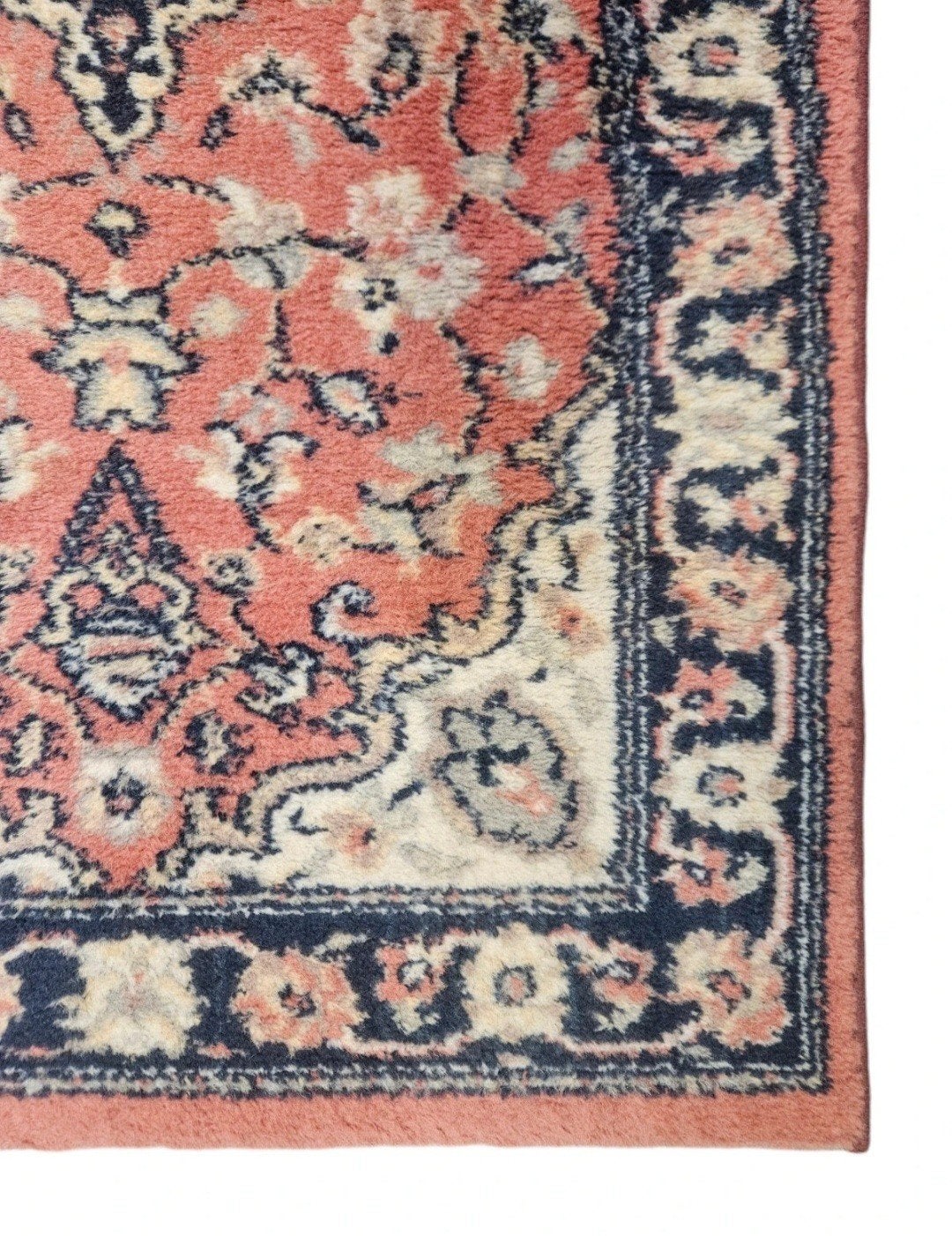 Vintage oosters wol floral tapijt soft pink 60x118cm, Gebruikt, 100 tot 150 cm, Www.hypepopup.nl, Www.hypepopup.nl