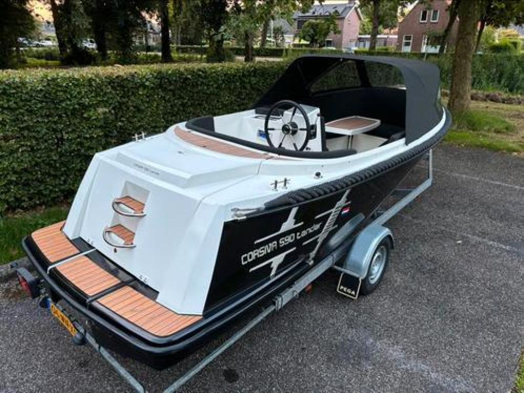 Corsiva 590 Tender + Suzuki 25pk. Compleet en Vaarklaar, 6 m, Corsiva, Overige typen, Gebruikt