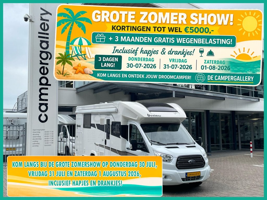 Benimar Cocoon 497 QUEENSBED + HEFBED AUTOMAAT AIRCO CAMERA, Automaat, Ford, Bedrijf, Diesel