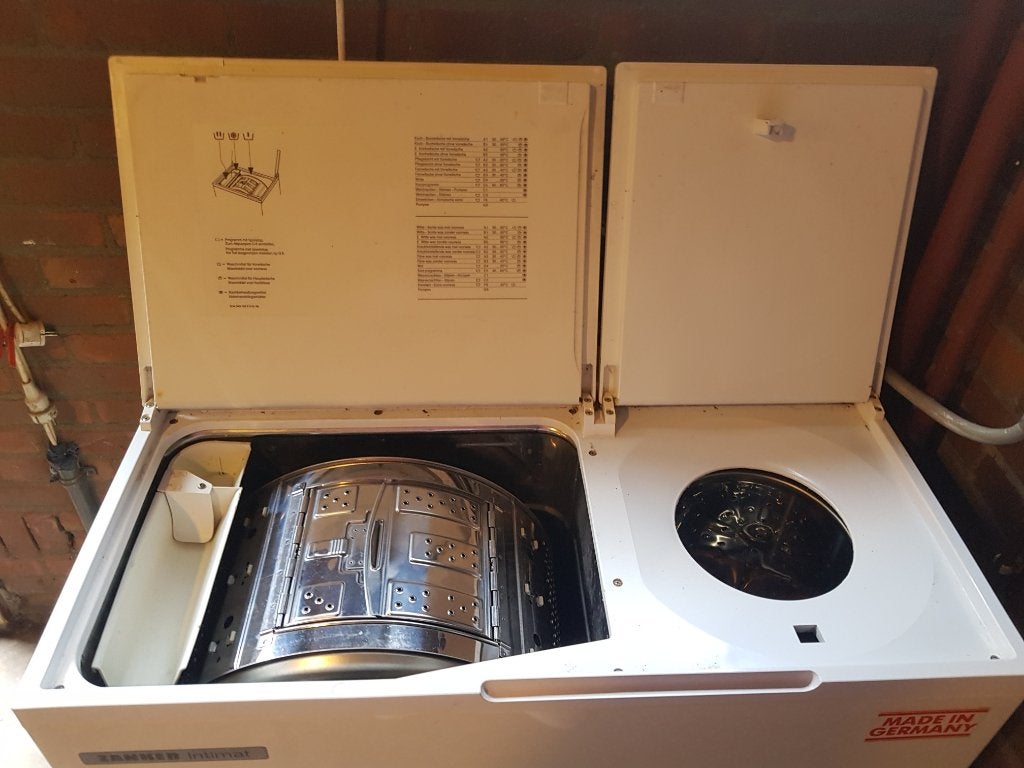 Zanker Intimat Bovenlader Wasmachine - werkt nog prima, Witgoed en Apparatuur, Ophalen, 4 tot 6 kg, Bovenlader, 85 tot 90 cm