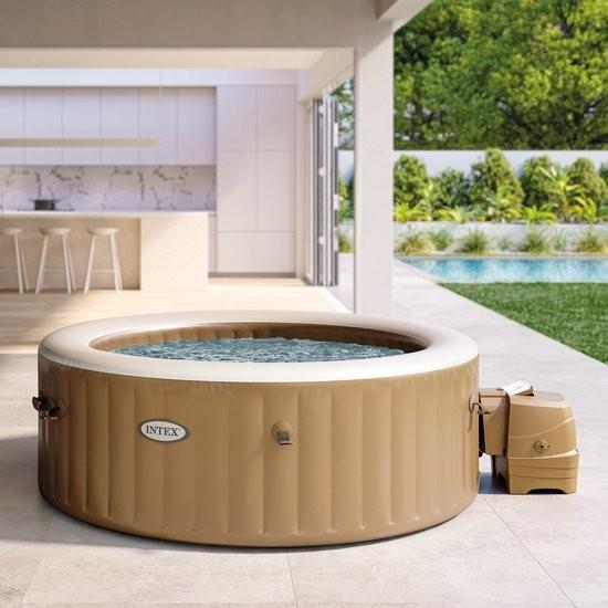 Intex Pure Spa Opblaasbare Jacuzzi Nieuw, Ophalen, Gebruikt, Pomp, Opblaasbaar