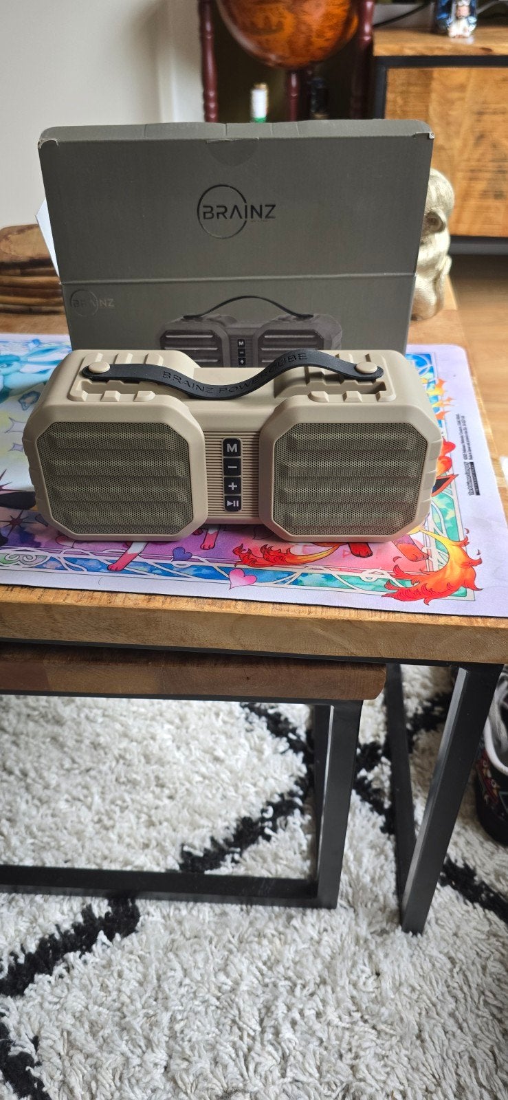 BRAINZ Bluetooth Powercube Speaker, Audio, Tv en Foto, Luidsprekers, Overige merken, Ophalen of Verzenden, Zo goed als nieuw, Draagbare speaker