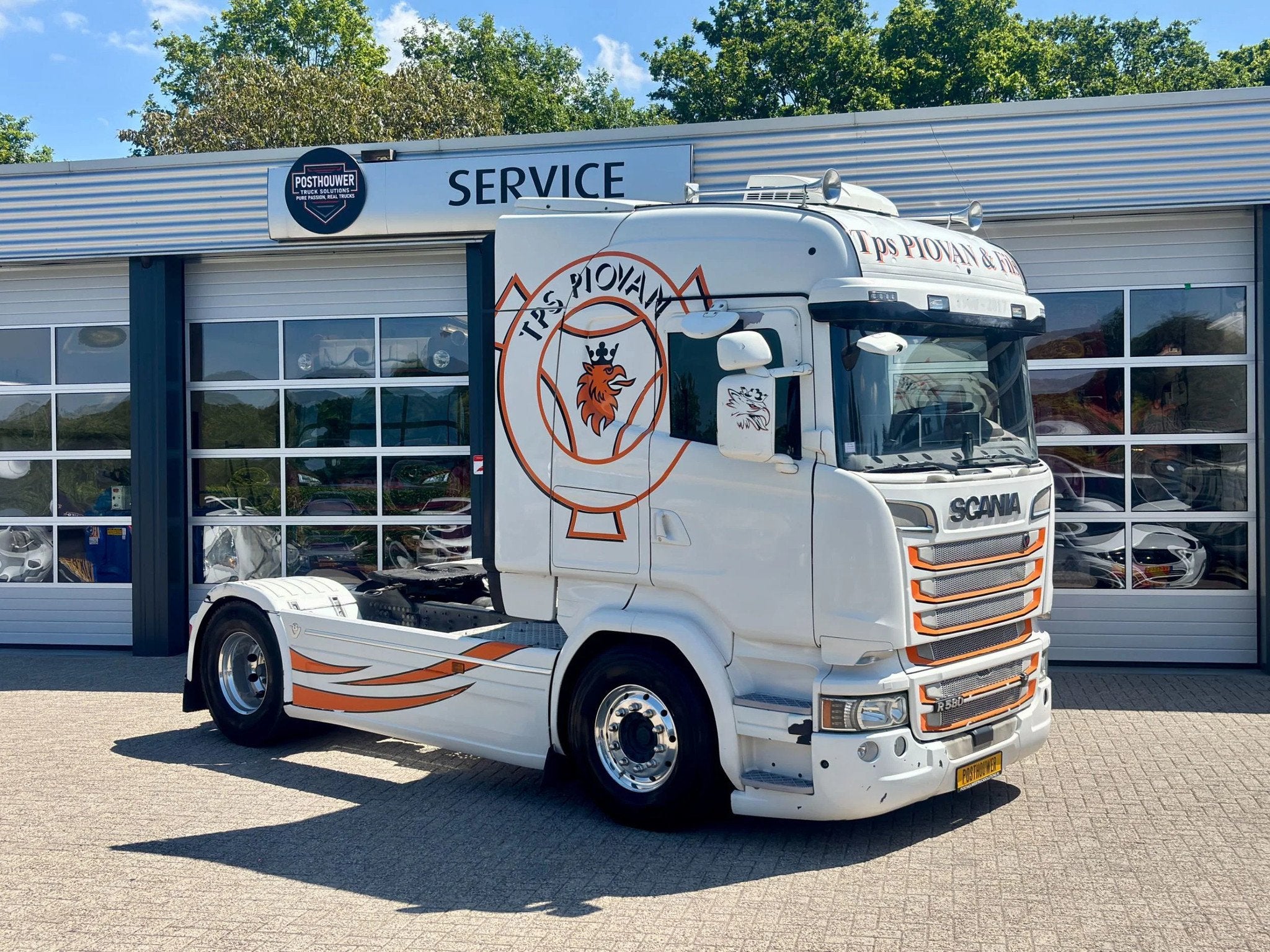 Scania R580 V8 FullAir & Retarder (bj 2016), Automaat, Achterwielaandrijving, Euro 6, Scania