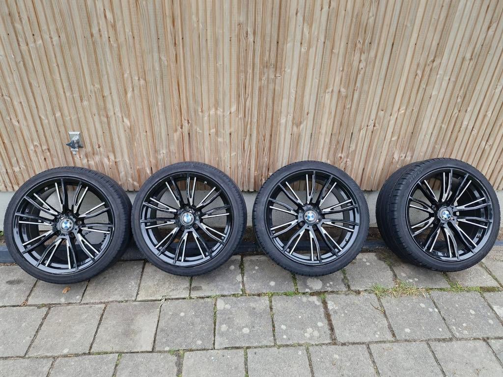 BMW Velgen met Banden - 19 inch - Zwart/Zilver, Banden en Velgen, Ophalen of Verzenden, Personenwagen, 20 inch