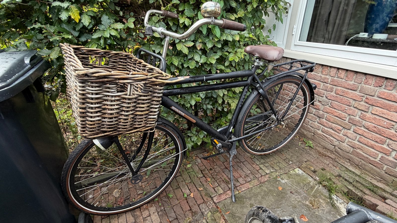 Sparta Pickup Classic Herenfiets met Mand - Gebruikt, Ophalen, Terugtraprem, Sparta, 53 tot 56 cm