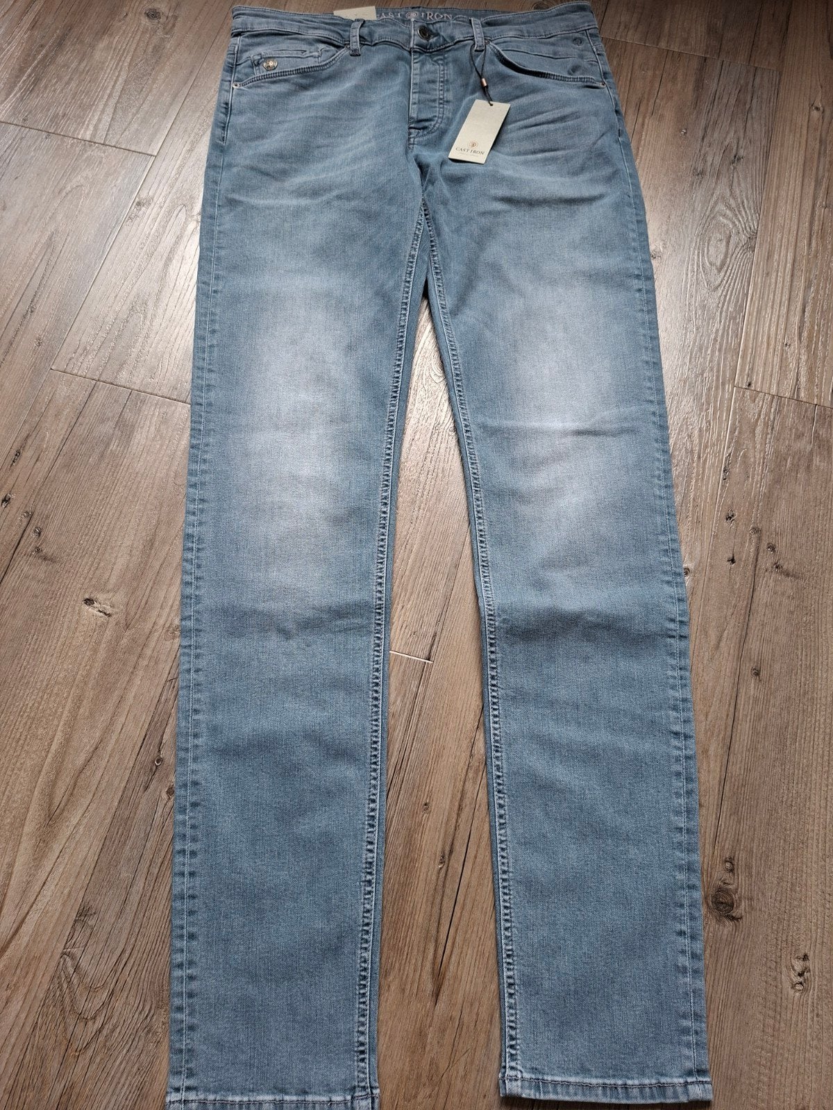 CAST IRON Riser slimfit jeans W36 L36, W36 - W38 (confectie 52/54), Blauw, Nieuw, Ophalen of Verzenden