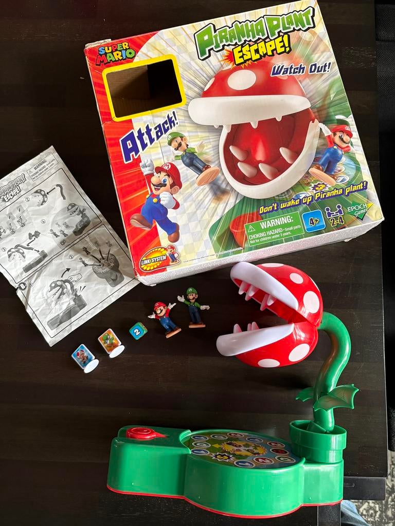 Mario Bros Piranha plant escape, Ophalen of Verzenden, Zo goed als nieuw