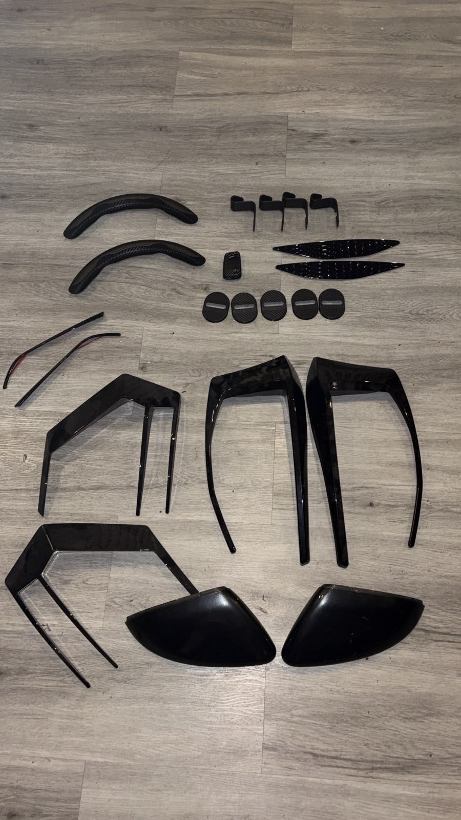 Antraciet spiegelkappen en grille-inzetstukken VW Golf 7, Ophalen of Verzenden