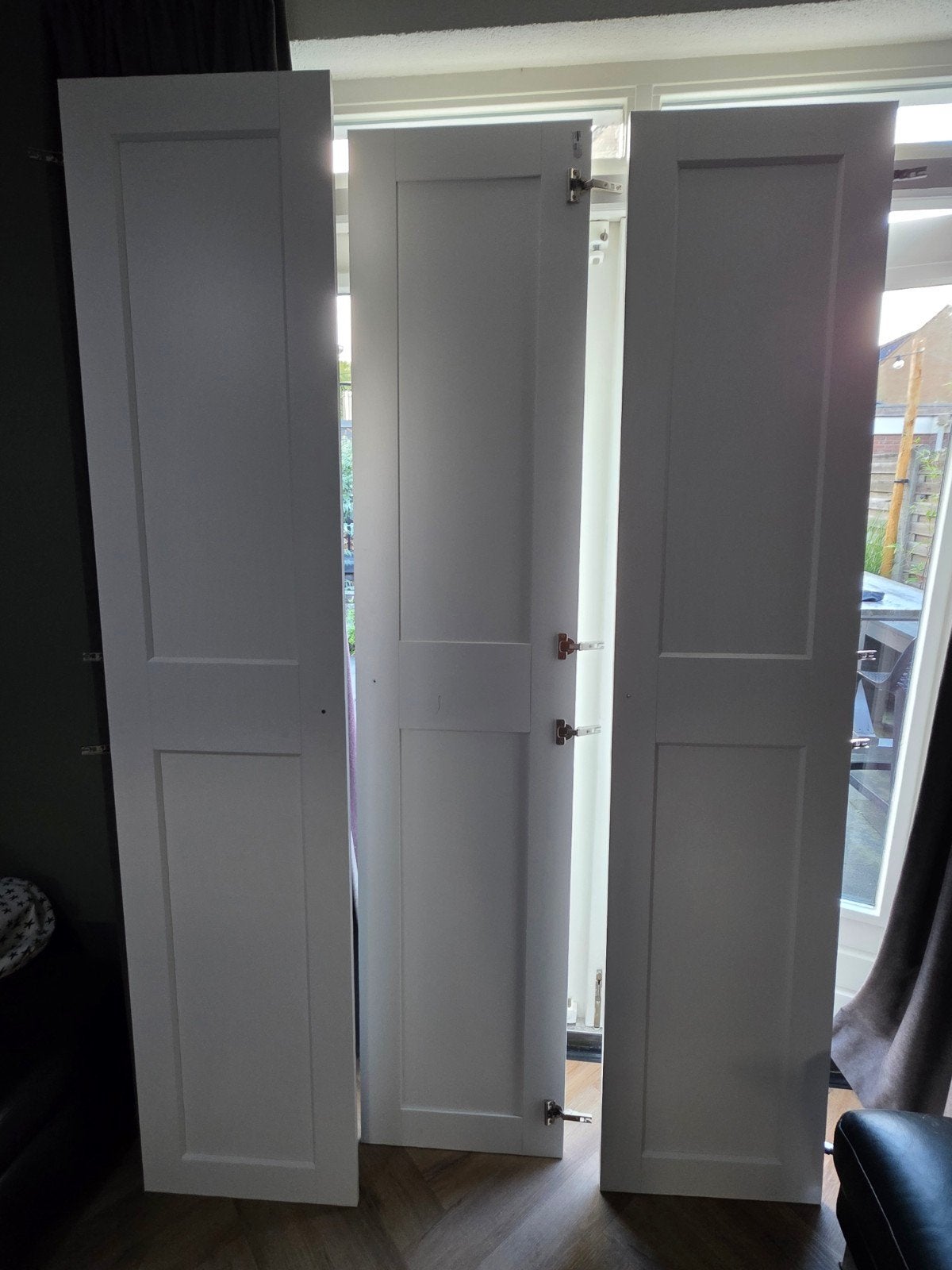 3x IKEA PAX Grimo kastdeuren 236x50 cm, Ophalen, 200 cm of meer, Zo goed als nieuw, Minder dan 25 cm