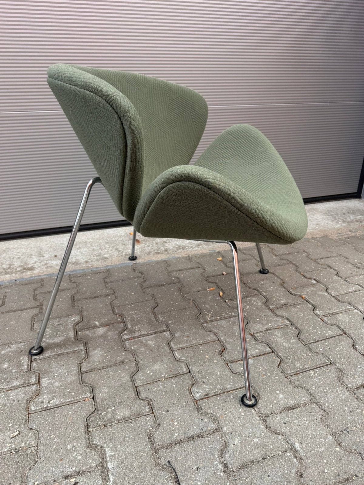 Artifort Orange Slice fauteuil F437B - Pierre Paulin, Huis en Inrichting, Fauteuils, Ophalen, Luxe design, 75 tot 100 cm, Zo goed als nieuw