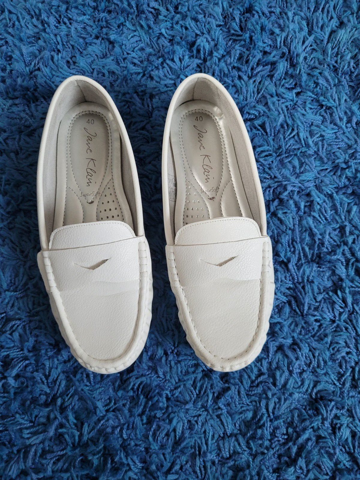 Witte mocassins Jane Klain maat 39, Jane Klain, Wit, Ophalen of Verzenden, Zo goed als nieuw
