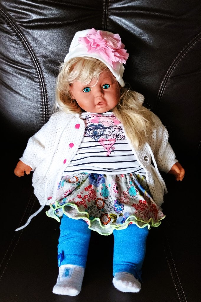 Pop Stoffen lijf met Kleding 50 cm Lizzy Batz zgan, Ophalen of Verzenden, Zo goed als nieuw, Overige typen