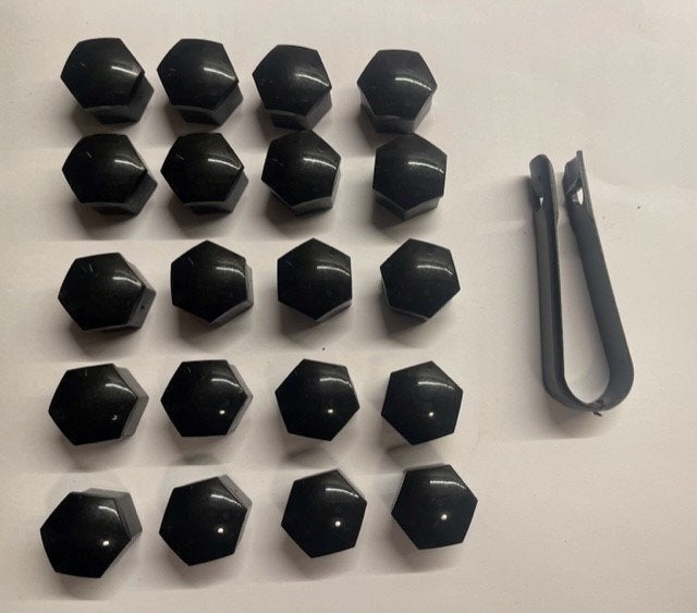 wielboutkapjes 17mm 20 stuks met tooltje, Niet ingevuld, Niet ingevuld, Niet ingevuld