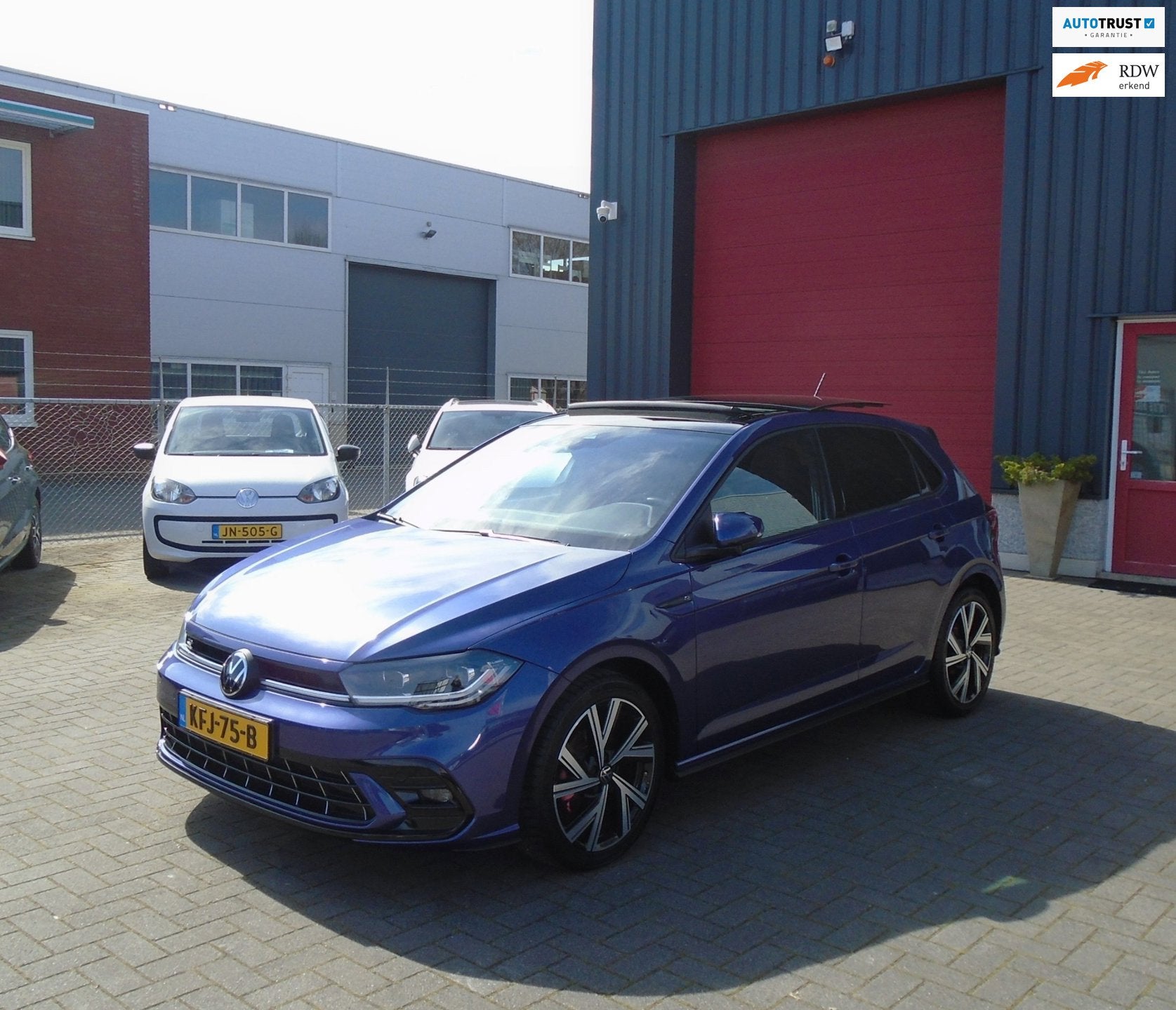 Volkswagen POLO 1.0 TSI R-Line (2x) Business,PanoAutomaat, Auto's, Dealer onderhouden, Gebruikt, Euro 6, Overige kleuren