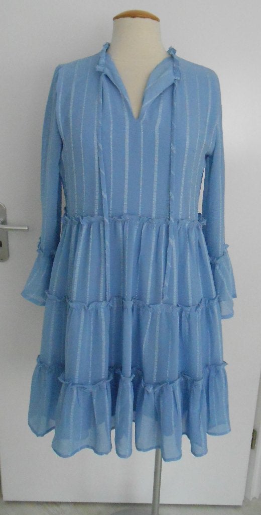 Pigalle jurk blauw mt 38, Maat 38/40 (M), Blauw, Pigalle, Ophalen of Verzenden