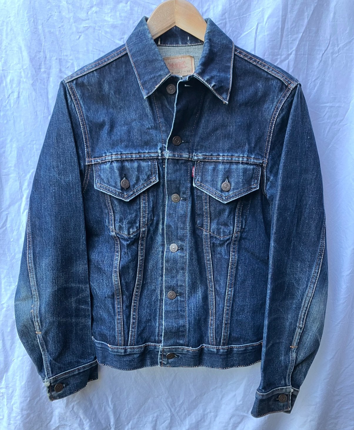 Zeldzame Vintage Levi's 70505-0217 BIG E Trucker Jacket 38, Levi's, Ophalen of Verzenden, Gedragen, Maat 48/50 (M)