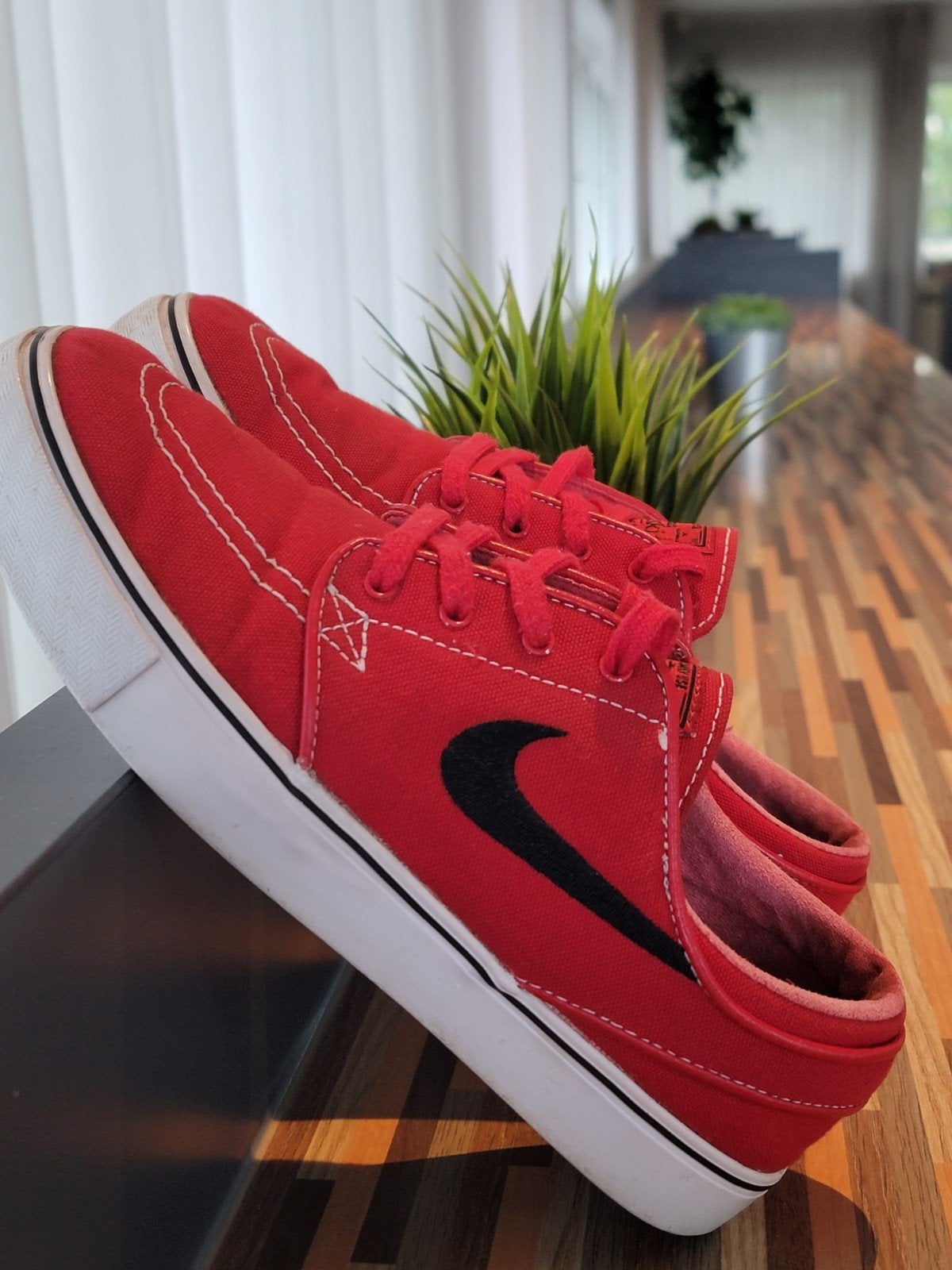 Nike Stefan Janoski Sneakers - Rood/Zwart - EU 37.5, Nike, Ophalen of Verzenden, Sneakers of Gympen, Gedragen