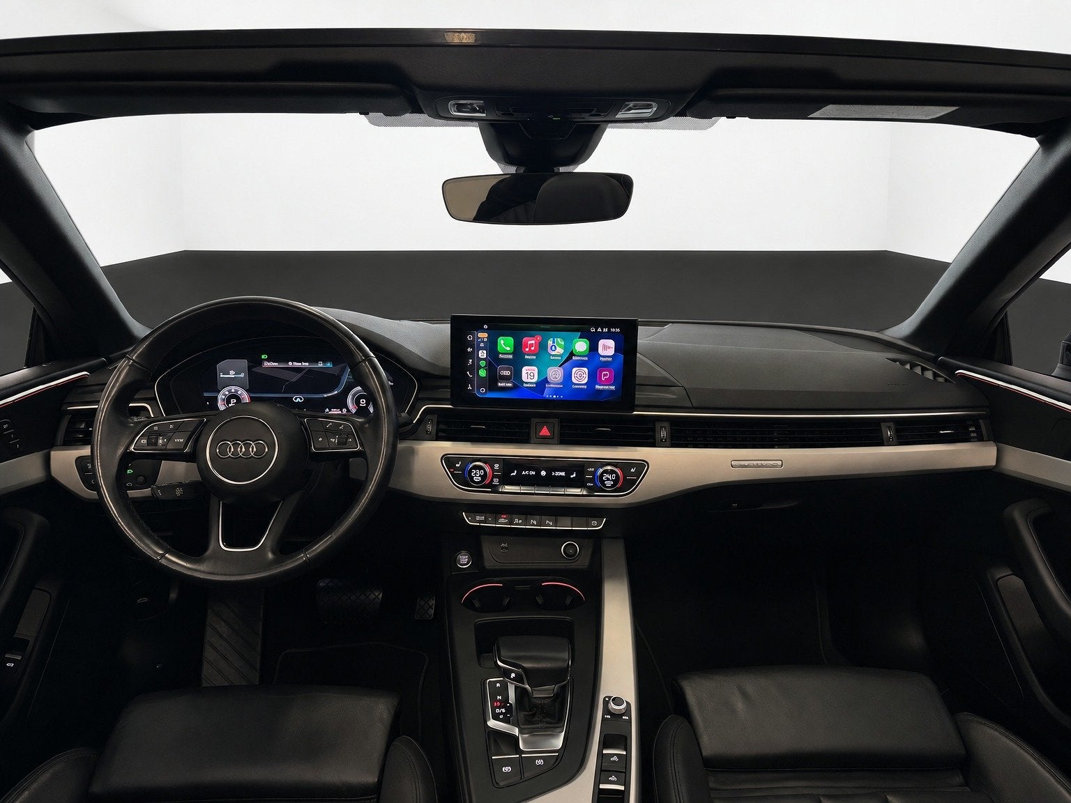 Audi A5 Cabriolet 40 TFSI 204PK S-TRONIC QUATTRO ADVANCED ED, Automaat, Gebruikt, Zwart, 4 stoelen