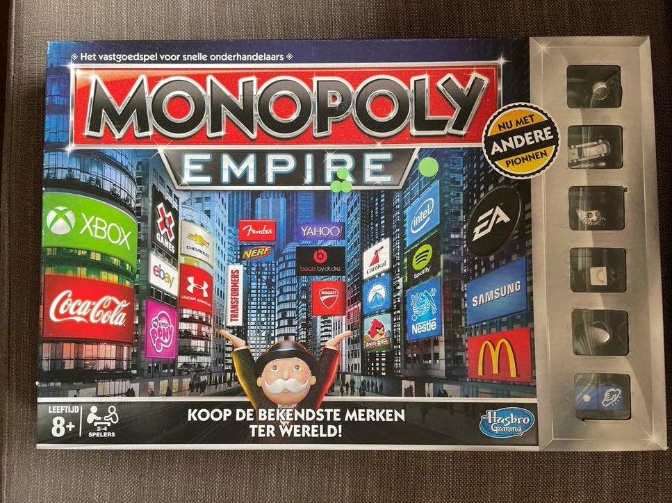 Monopoly Empire Bordspel - Bouw je merkenimperium!, Hobby en Vrije tijd, Gezelschapsspellen | Bordspellen, Drie of vier spelers