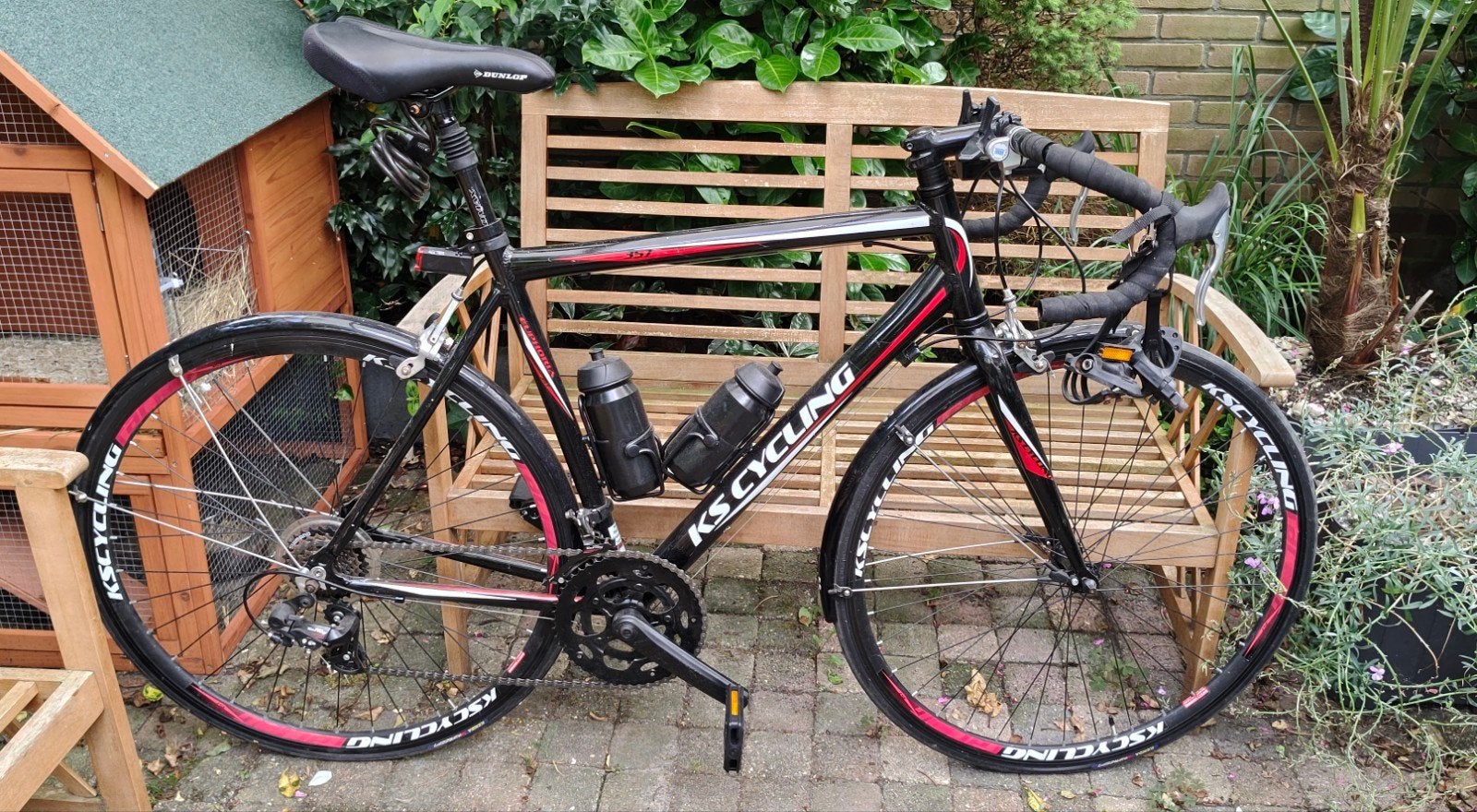Racefiets 28" met spatborden, verlichting en extra pedalen, Fietsen en Brommers, Fietsen | Racefietsen, Zo goed als nieuw, Overige merken