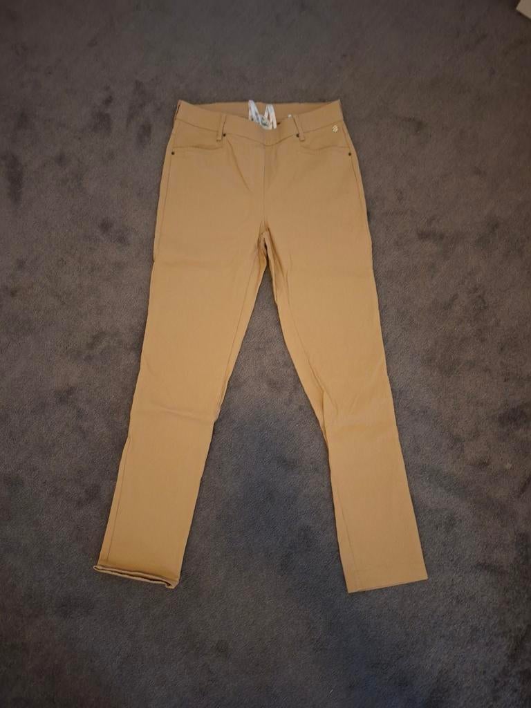 Nette Sensia broek maat 40, Maat 38/40 (M), Beige, Zo goed als nieuw, Lang
