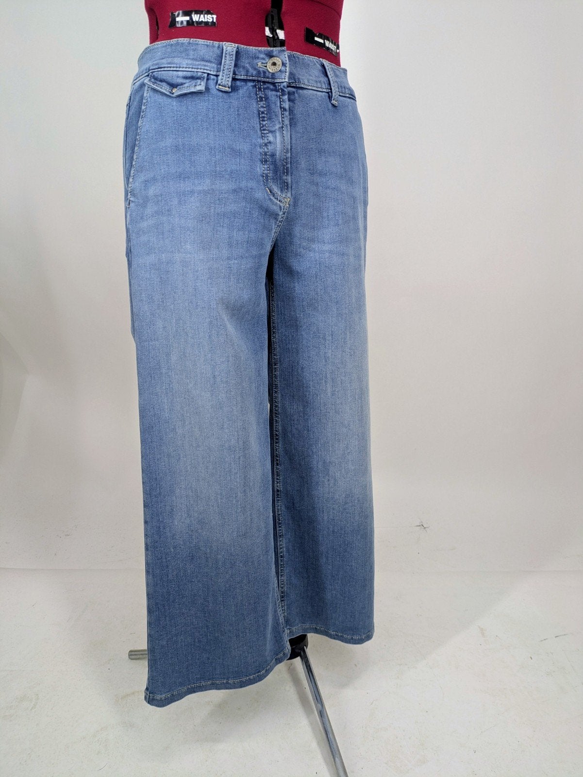 Gerry Weber Jeans - Comfortabele Wide Leg Jeans, Blauw, Overige jeansmaten, Ophalen of Verzenden, Zo goed als nieuw