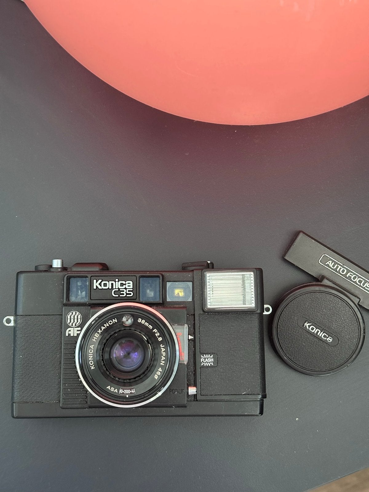 Konica C35 AF Compact Camera - Vintage Analoge Camera, Ophalen of Verzenden, Gebruikt, Compact, Konica