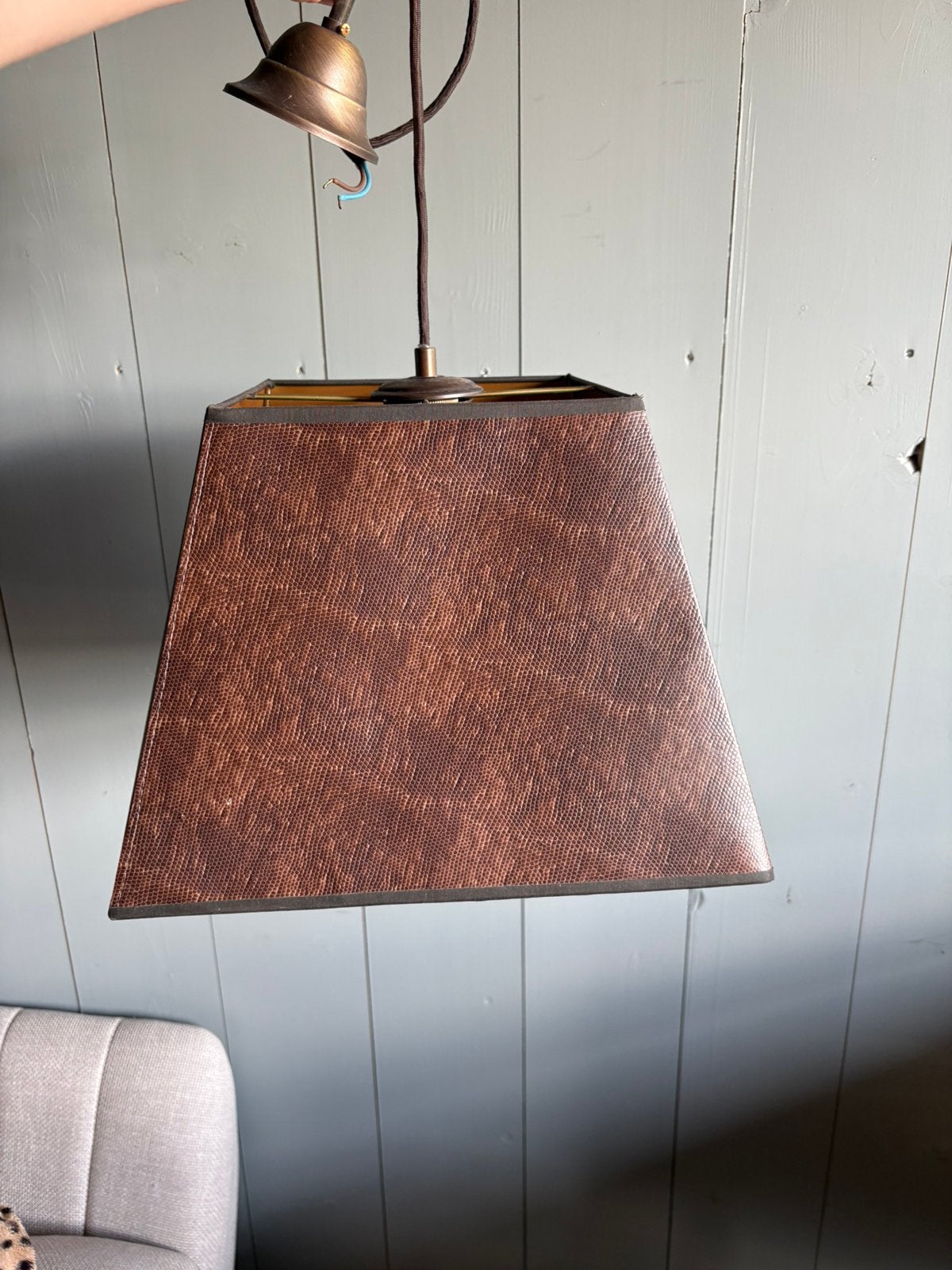 Hanglamp print, Huis en Inrichting, Ophalen of Verzenden, Gebruikt