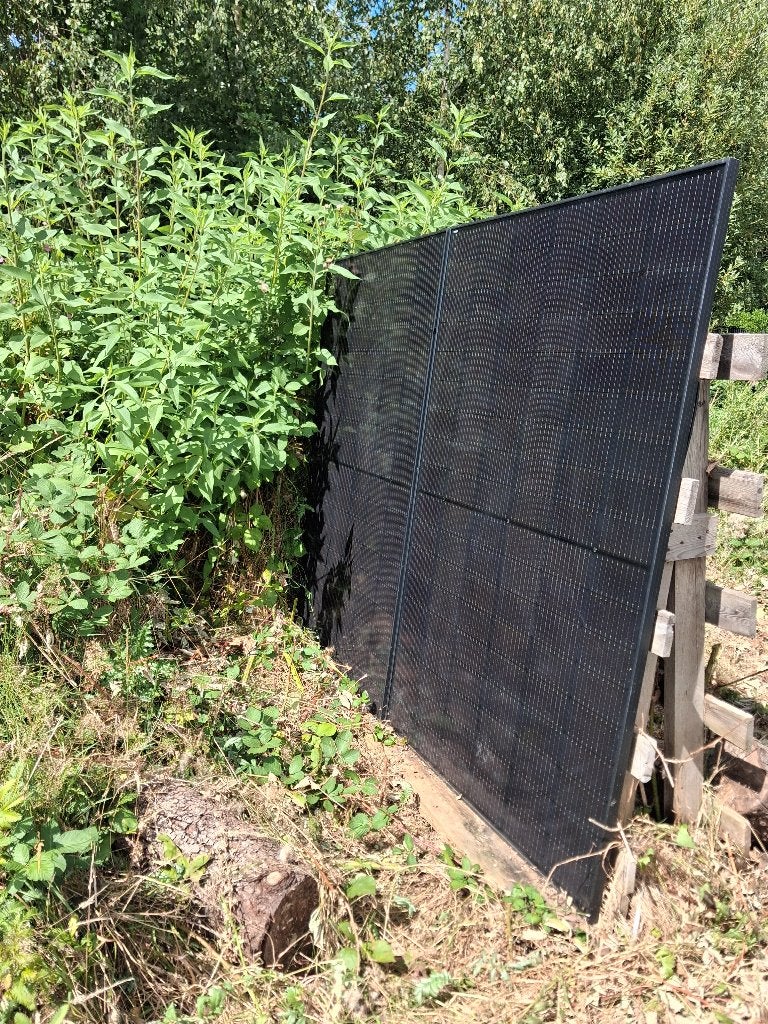 2 URECO zonnepanelen van 400 Wp per stuk (totaal 800 Wp)., Ophalen, Zo goed als nieuw