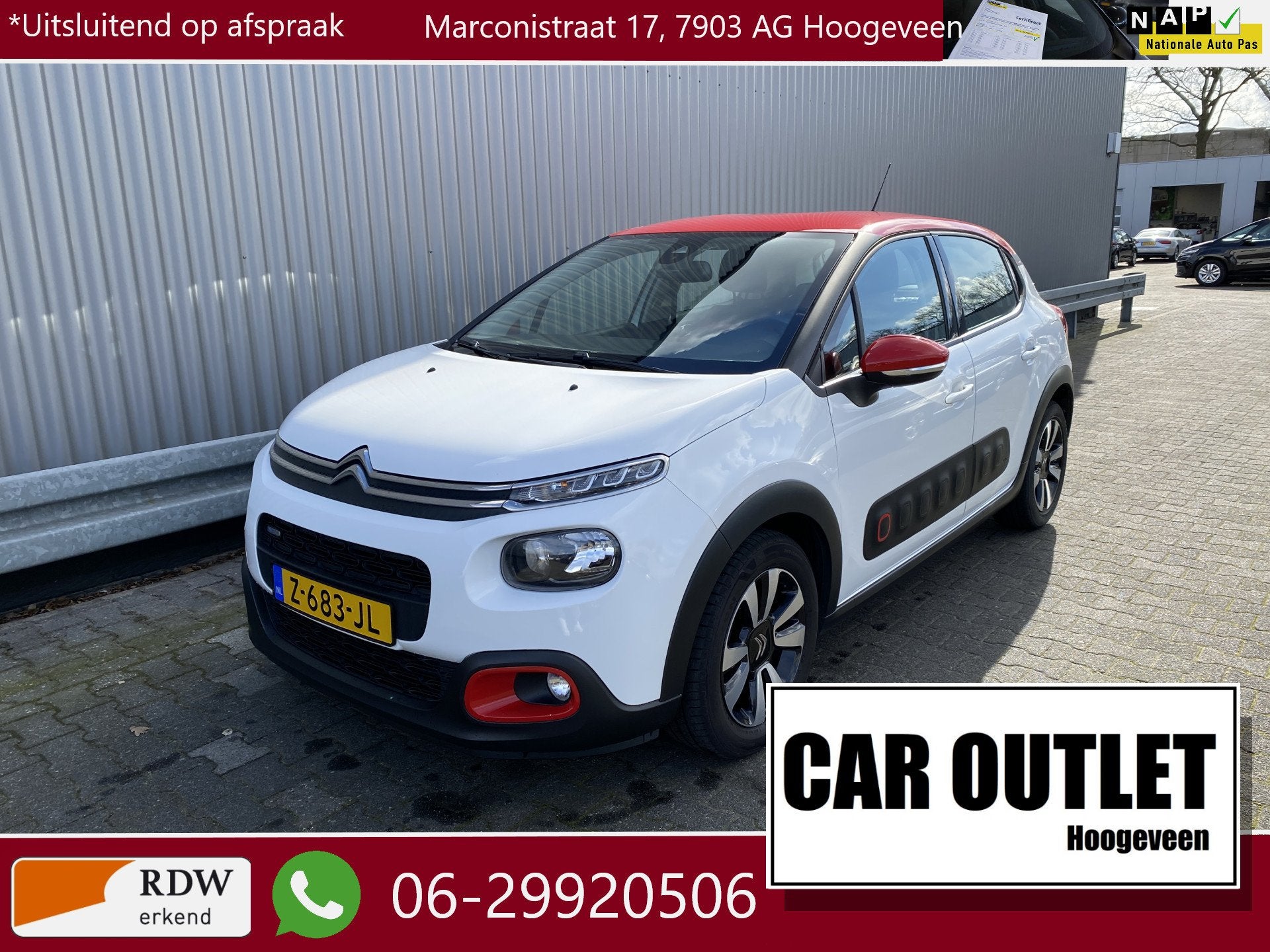 Citroën C3 1.2 PureTech Shine 111Dkm, Clima, Carplay, CC, N, Euro 6, 1199 cc, 82 pk, 450 kg