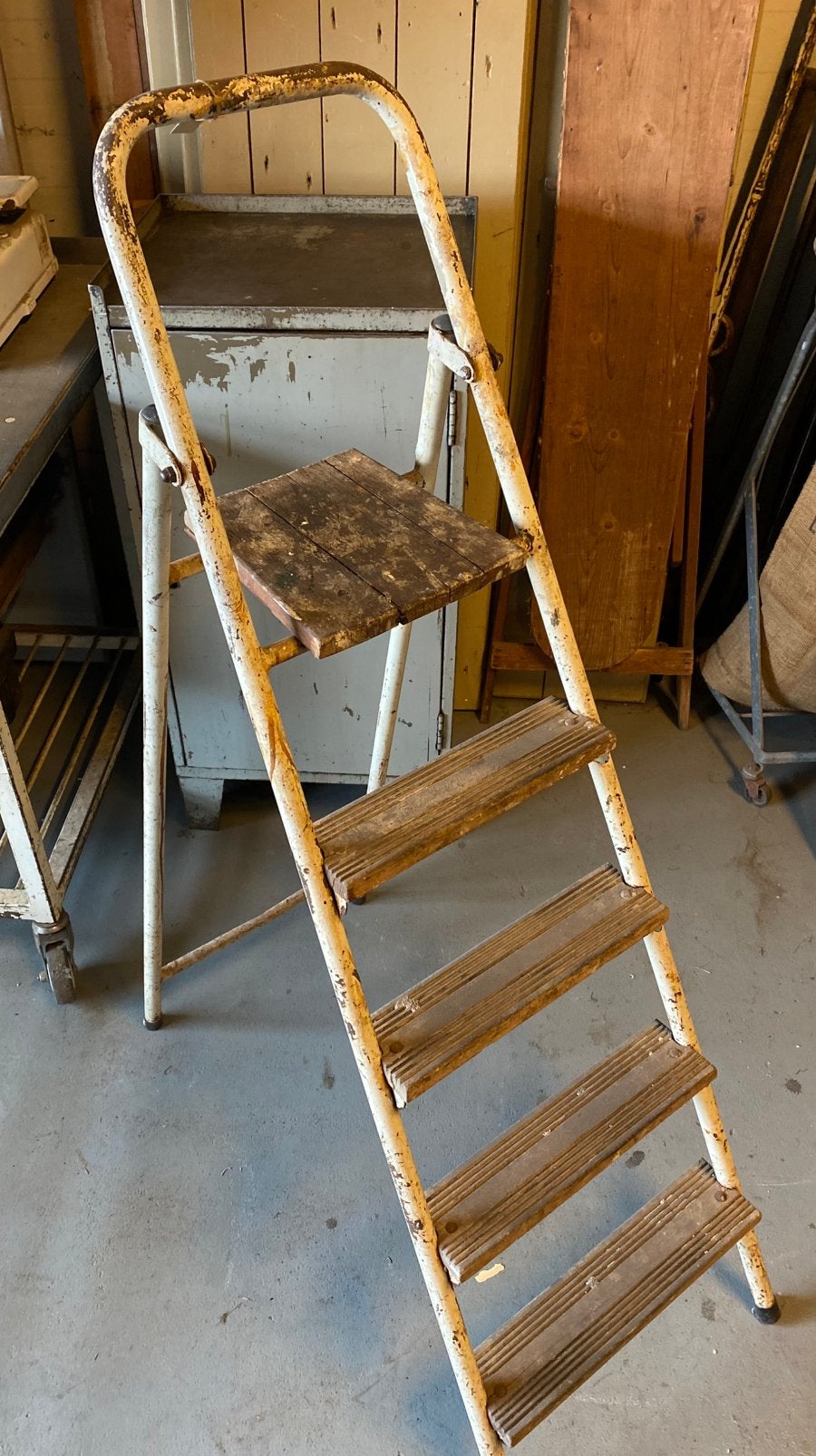 Leuke Oude Trap, Brocante, Decoratie, Hout, Doe-het-zelf en Verbouw, Ladders en Trappen, Ophalen, Trap, Minder dan 2 meter